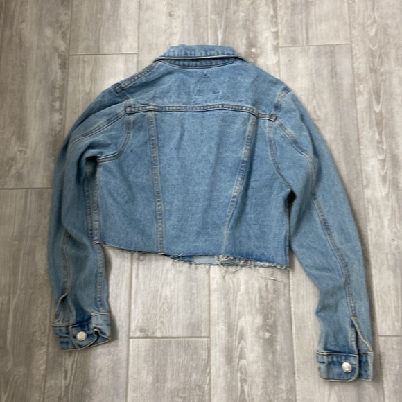 Signature 8 cropped jean jacket like new - Picture 7 of 10